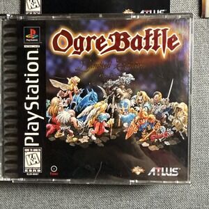 Ogre Battle Limited Edition PlayStation 1 Game COMPLETE w/ Manual & Map Tested